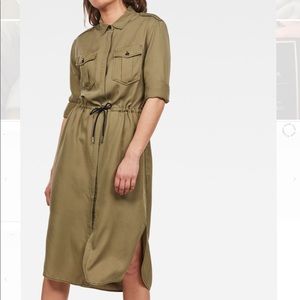 G Star Women  Rovic Maxi Shirt Dress